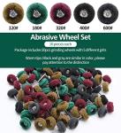 Abrasive Buffing Wheels for Rotary Tools - 50/200pcs