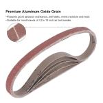 Sanding Belts 1/2" x 18" - 20 Pack