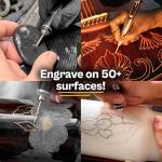 20-Piece Rotary Tool Engraving & Carving Bit Set