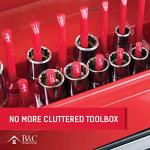 Socket Organizer Set - 6 Piece Tray for Mechanics