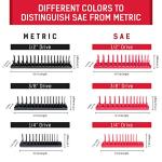 Socket Organizer Set - 6 Piece Tray for Mechanics