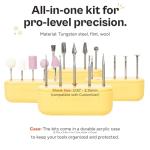 20-Piece Rotary Tool Engraving & Carving Bit Set