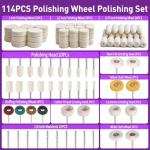 114-Piece Polishing Kit for Dremel Tools
