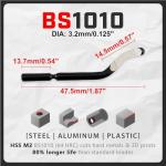 Deburring Tool with Anodized Handle and M2 Blades