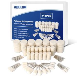 115PCS Dremel Polishing Buffing Wheels Set