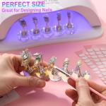 Thick Metal Nail Stands with Reusable Glue Tabs