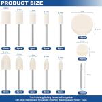 115PCS Dremel Polishing Buffing Wheels Set