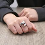 Men's Stainless Steel Wrench Ring - Size 10