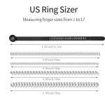 Ring Sizer Tool Kit with Adjusters and Cloth