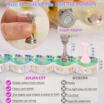 Thick Metal Nail Stands with Reusable Glue Tabs