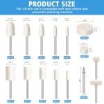 110pcs Dremel Buffing Wheel Polishing Kit