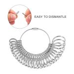 Ring Sizer Tool Kit with Adjusters and Cloth