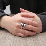 Men's Stainless Steel Wrench Ring - Size 10