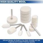 115PCS Dremel Polishing Buffing Wheels Set