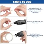 115PCS Dremel Polishing Buffing Wheels Set