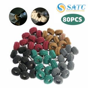 80-Piece Rotary Polishing Wheel Burr Kit