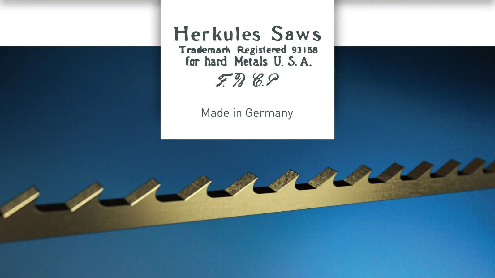 #8 Jewelers Saw Blade - Herkules, Thick Metals, Germany