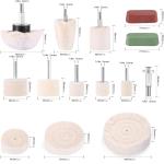 14PC Cotton Buffing Wheel Kit for Metal Polishing