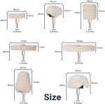 7-Piece Cotton Buffing Wheel Kit for Polishing