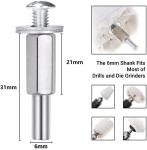 7-Piece Cotton Buffing Wheel Kit for Polishing