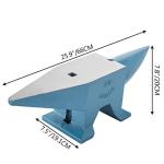 Happybuy 110Lbs Single Horn Cast Steel Anvil