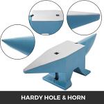 Happybuy 110Lbs Single Horn Cast Steel Anvil