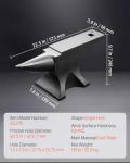 VEVOR 110lbs Single Horn Steel Anvil for Metalwork