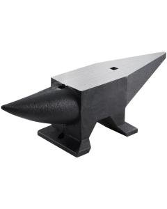 Blacksmith Round Horn Anvil with 2 Holes, 86lbs