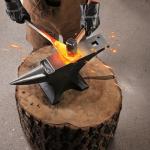 VEVOR 110lbs Single Horn Steel Anvil for Metalwork