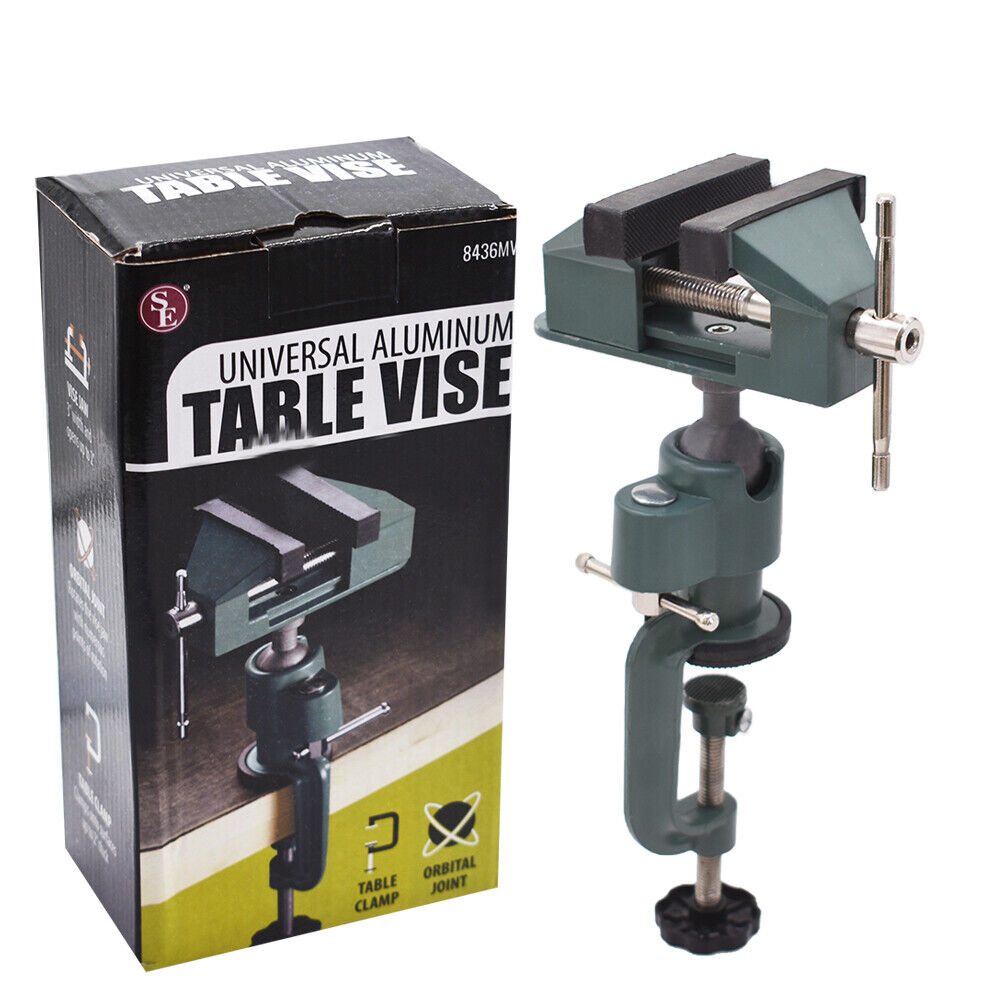 Swivel Bench Vise - 3" Tabletop Clamp Vice