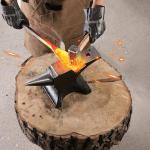 55lbs VEVOR Single Horn Cast Steel Anvil