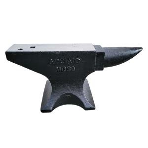 66lb Round Horn Blacksmith Anvil with 2 Holes