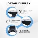 132lb Cast Steel Round Anvil with 2 Holes