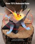 VEVOR 110lb Round Horn Steel Blacksmith Anvil