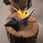 VEVOR Steel Round Horn Anvil – 132lb
