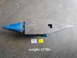 127LB Round Horn Steel Anvil with 2 Holes