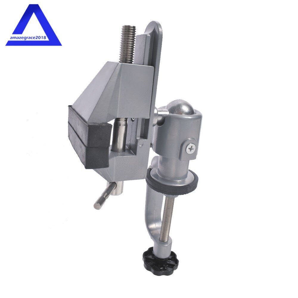 Universal 3" Bench Vise: Swivel, Tilt, Rotate