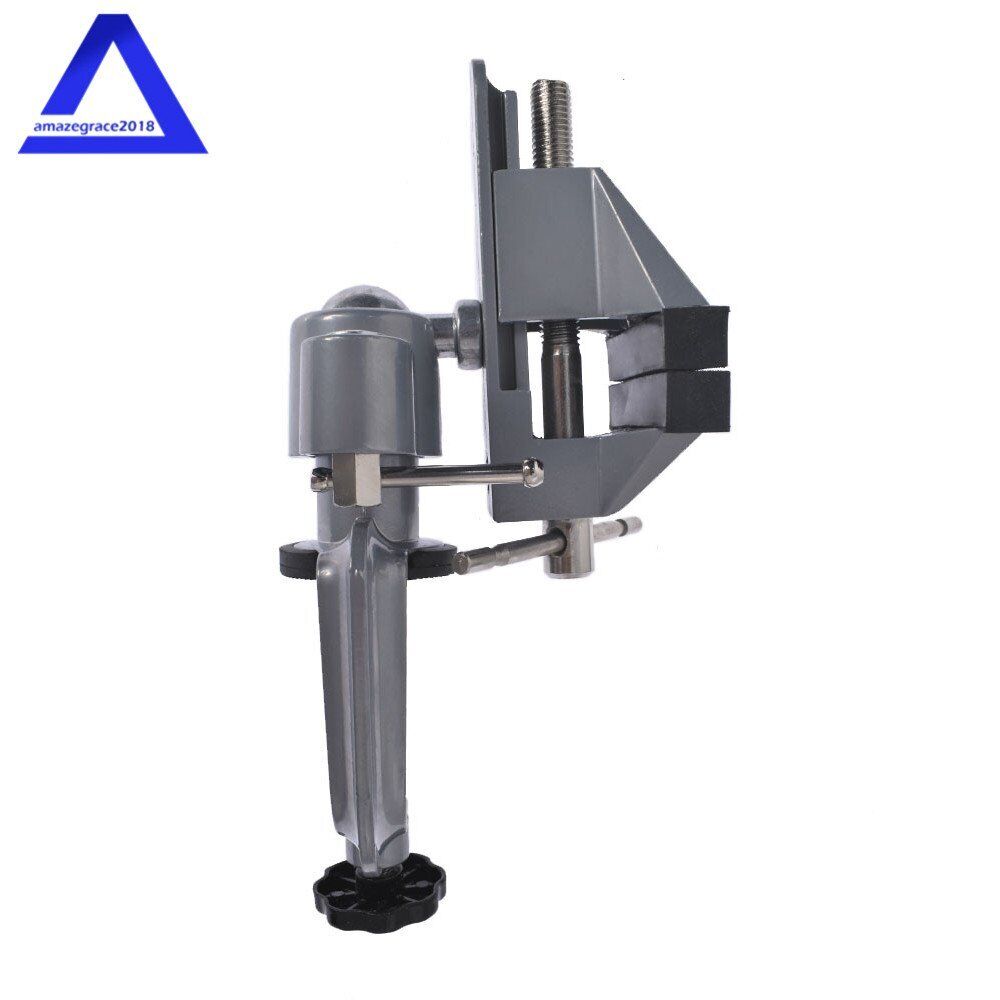 Universal 3" Bench Vise: Swivel, Tilt, Rotate