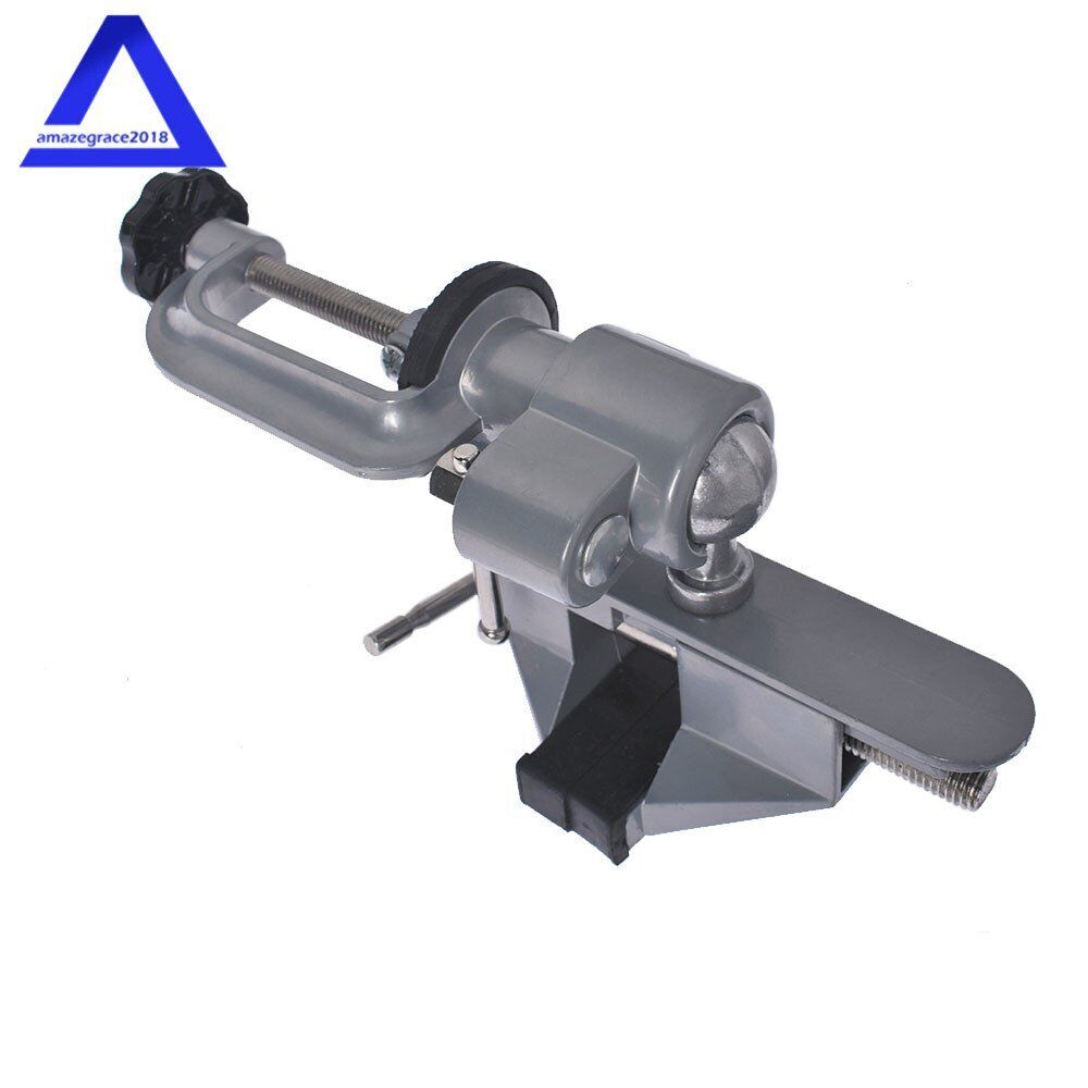 Universal 3" Bench Vise: Swivel, Tilt, Rotate