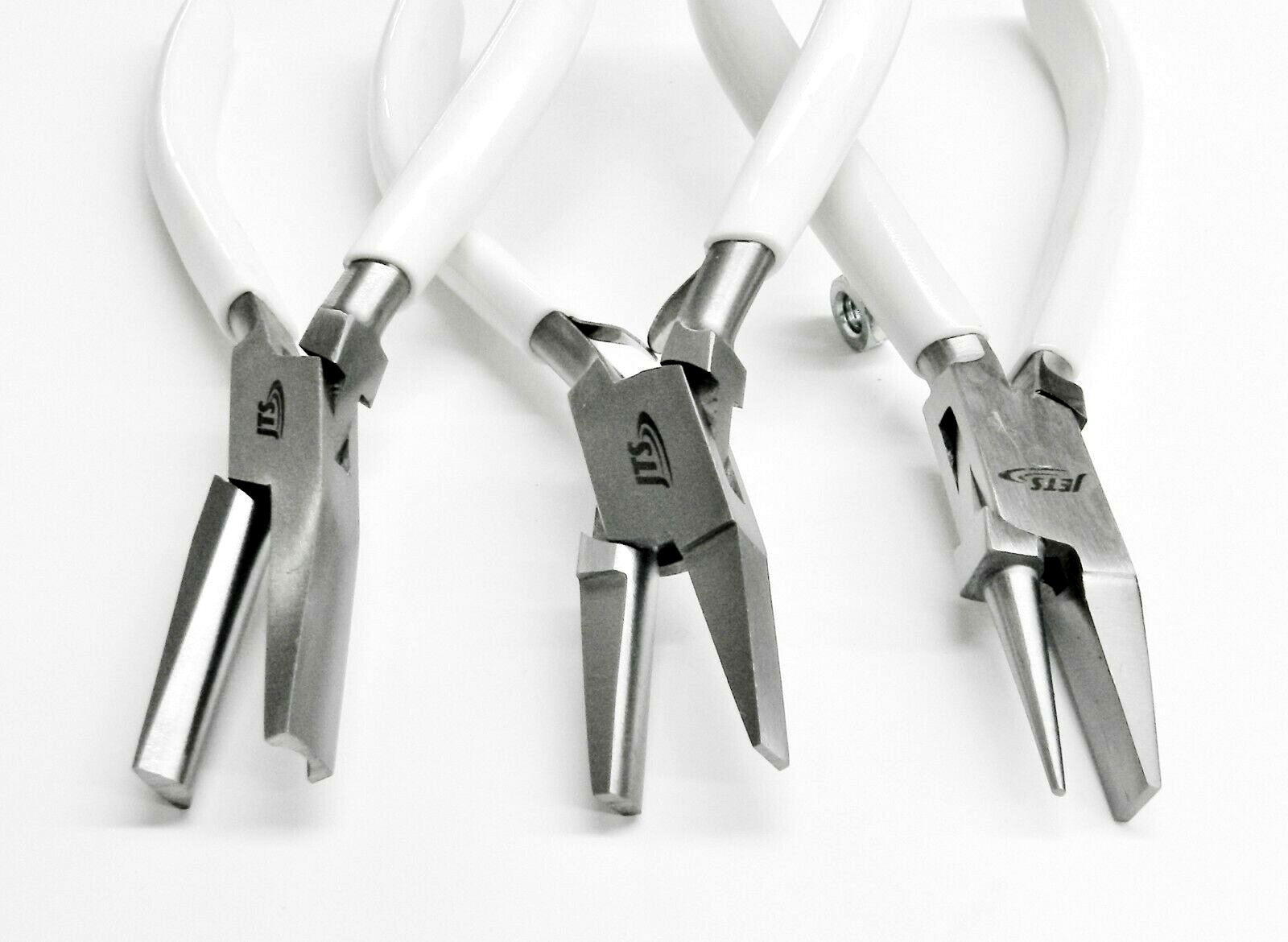 Metalsmithing 3-Pliers Set for Shaping Wire & Jewelry