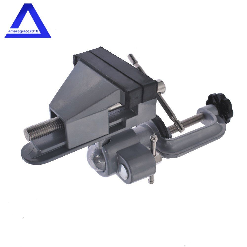 Universal 3" Bench Vise: Swivel, Tilt, Rotate
