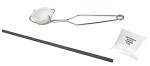 Melting Kit with Crucible, Tong, Stir Rod, Flux