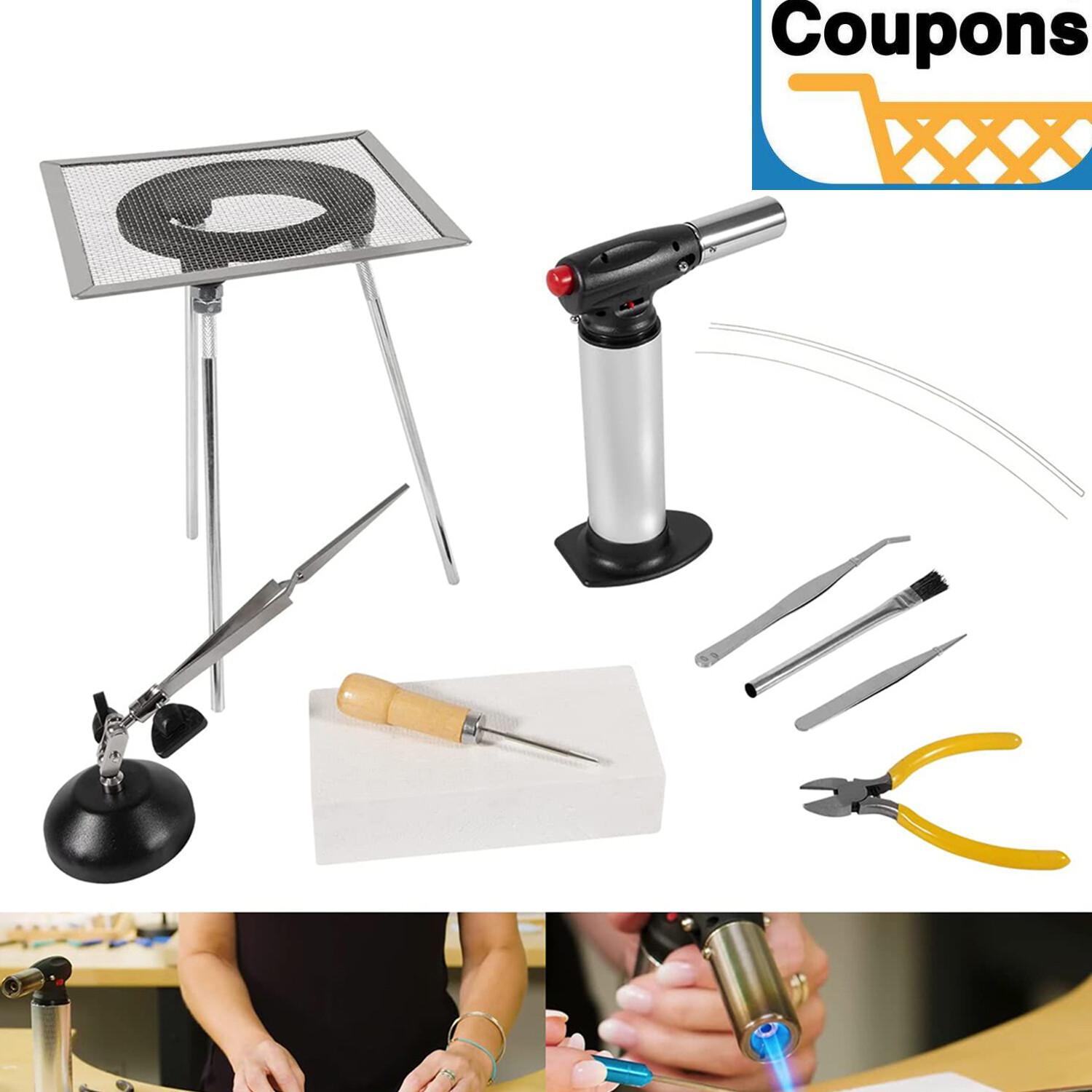 Butane Torch Jewelry Soldering Kit with Solder Wire