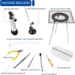 Jewelry Soldering Kit with Silver Wire and Torch