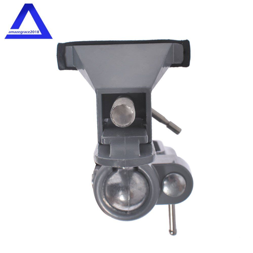 Universal 3" Bench Vise: Swivel, Tilt, Rotate