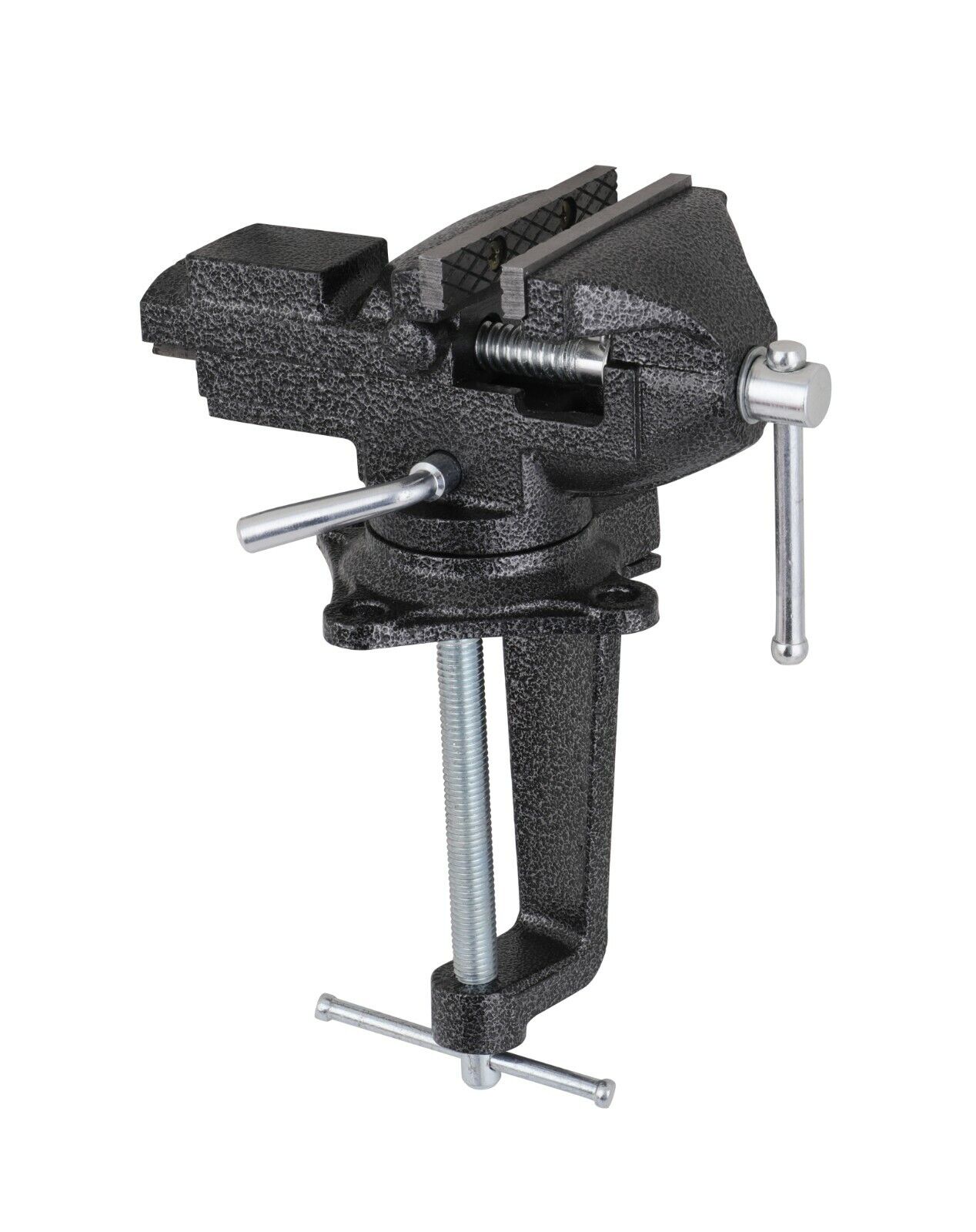 Multi-function Bench Vise with Swivel Base and Anvil