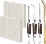 6-Piece Jewelry Soldering Kit with Heat Resistant Tools