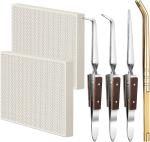 6-Piece Jewelry Soldering Kit with Heat Resistant Tools