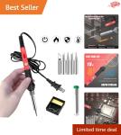 Soldering Kit with Heating Element and Tips