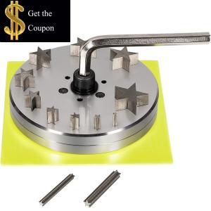 Star Shape Disc Cutter Set with 10 Punches